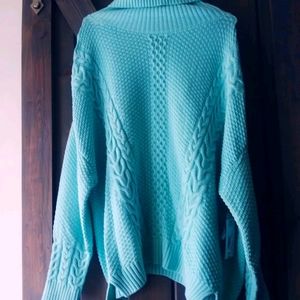 JCP glacier aqua sweater SZ 2x